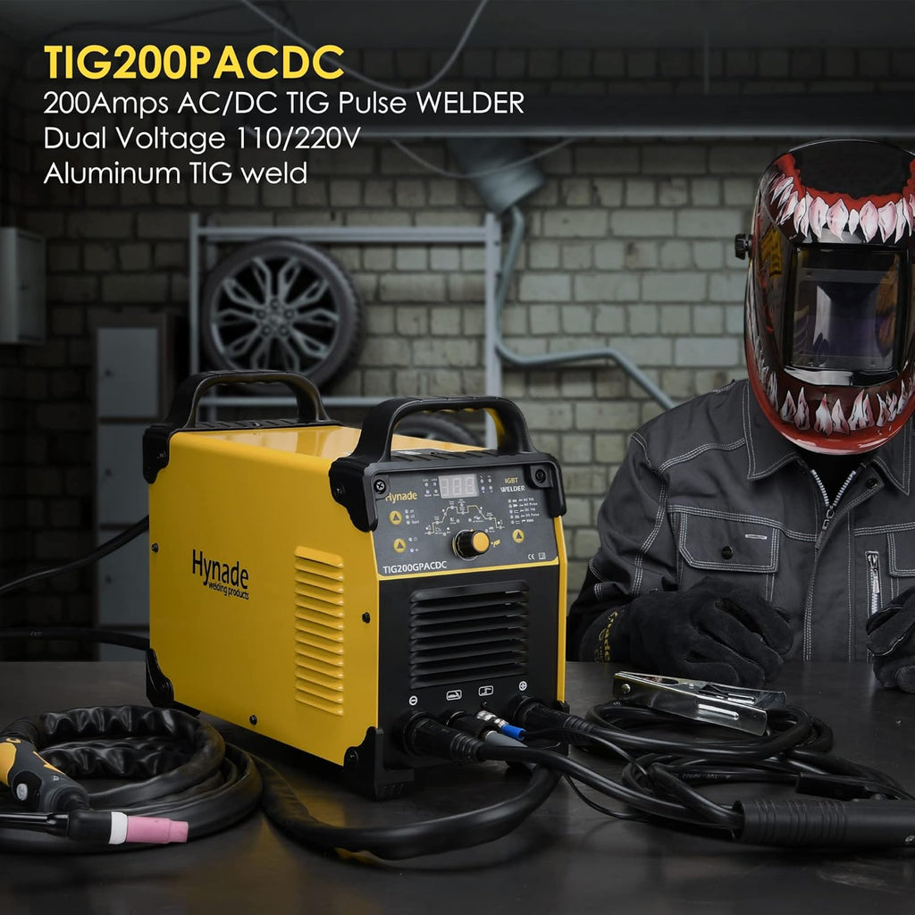 TIG Welder 200 Amp AC/DC with Pulse, Dual Voltage 110/220V G70298