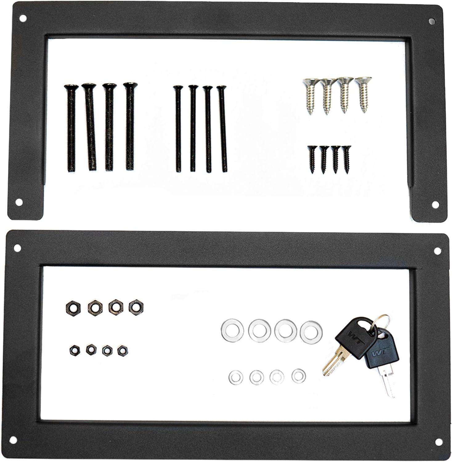 Door Drop Box for Mail, Rent, Deposit, and Night Key - Locking Steel Mailbox with Rear Access Z4592