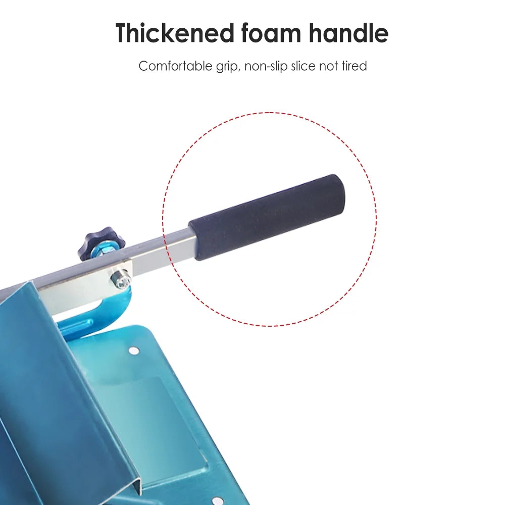 Manual Frozen Meat Slicer Stainless Steel for Home BBQ L76428