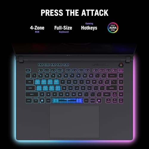 Gaming Laptop, 16” FHD+ 165Hz Display, RTX 5060, Core i7, 16GB DDR5, 1TB SSD, Wi-Fi 7, Windows 11 Home W4772