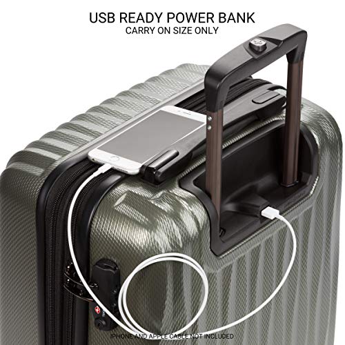 Expandable Hardside Luggage with Spinner Wheels and TSA Lock, Carry-On 19-Inch X51908