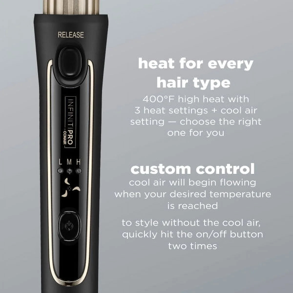1.5" Ceramic Multi Functional Iron, Black E7030