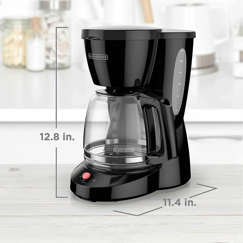 12-Cup Switch Coffee Maker with Glass Carafe L536355