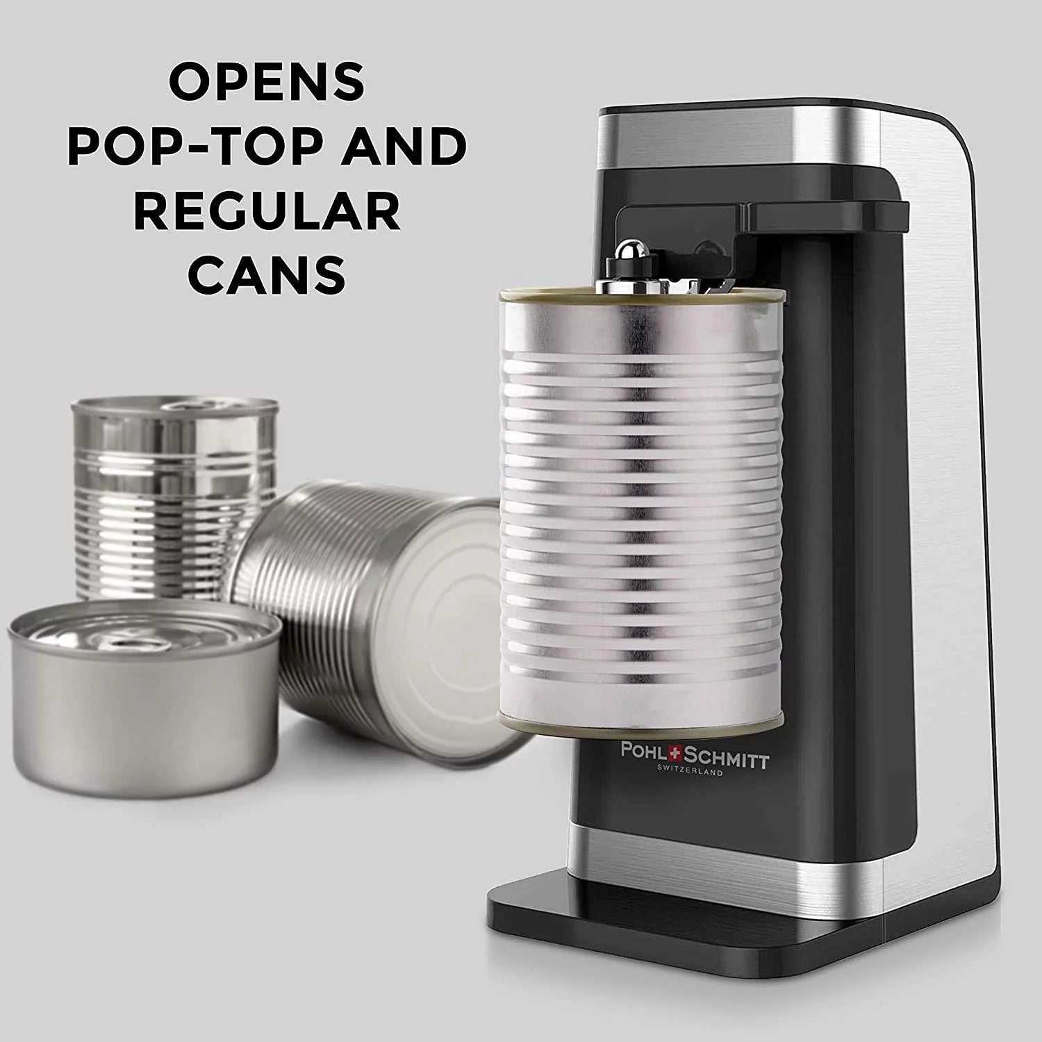 Electric Can Opener with Knife Sharpener and Bottle Opener C261325