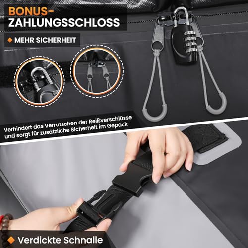 Car Roof Bag Cargo Carrier 20 Cubic, Waterproof with Strap and Anti-Slip Mat O493