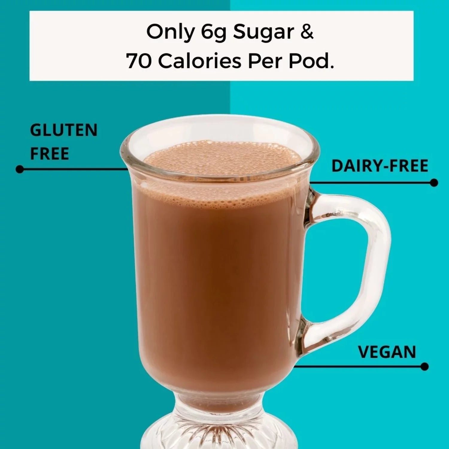 Peppermint Hot Chocolate Single-Serve Pods for Keurig Brewers M842