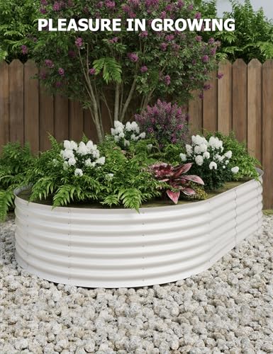 Galvanized Raised Garden Bed for Vegetables, Fruits and Flowers V33720