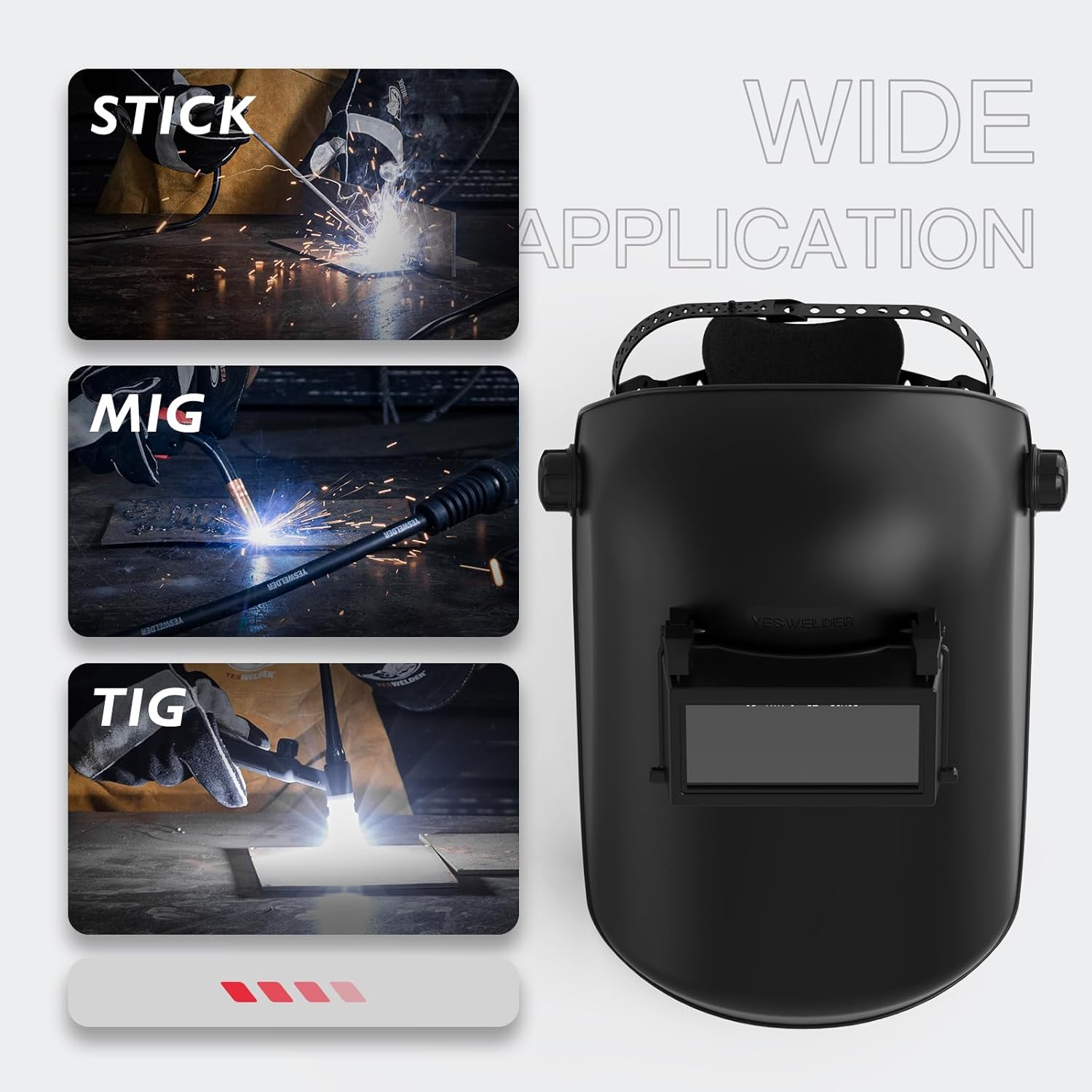 Stick Welder 205Amp with Lift TIG Torch, Dual Voltage Portable Welding Machine P420