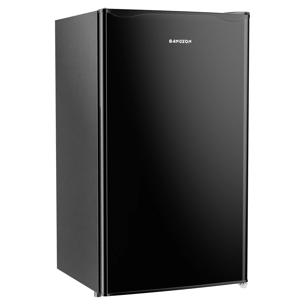 Mini Fridge 3.2 Cu Ft, Low Noise, Reversible Door for Bedroom Office Dorm, Black F923
