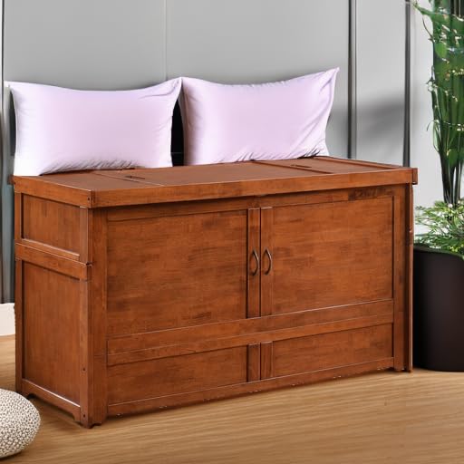 Murphy Cube Cabinet Bed (White, Queen) N4098