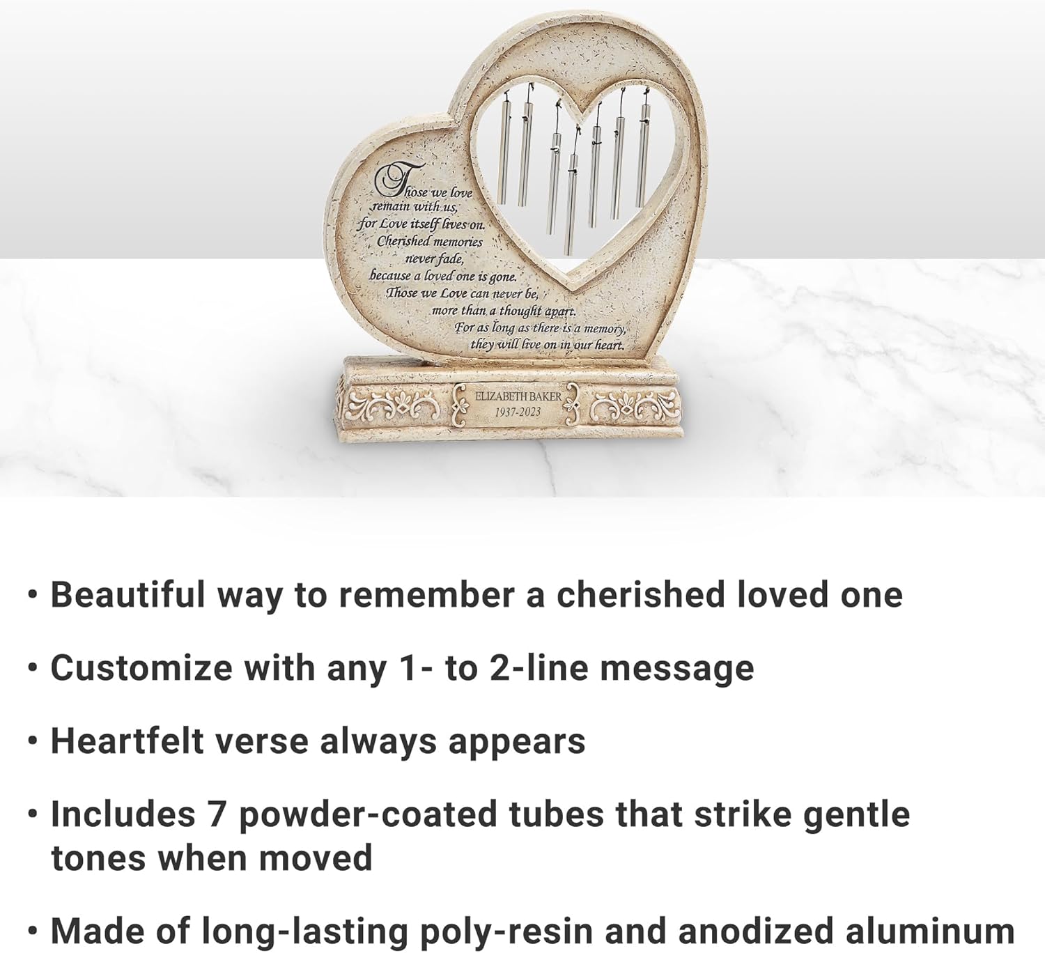 Tabletop Memorial Chime N7447