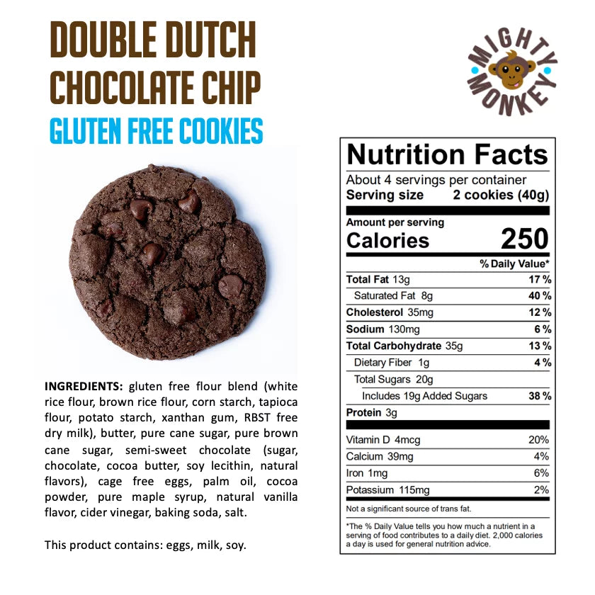 Soft & Chewy Chocolate Chip Cookies, Gluten Free, 7.4 oz (3 Pack) I7225