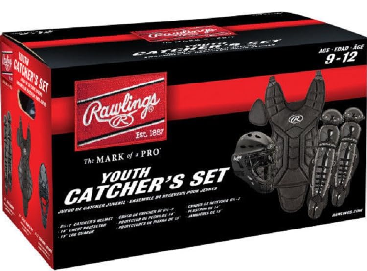 Youth Catcher's Set with Facemask, Chest Protector, Leg Guards J46764