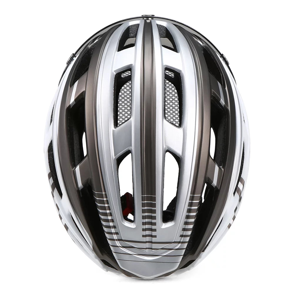 Mountain Bike Helmet with Back Light and Detachable Visor T213138