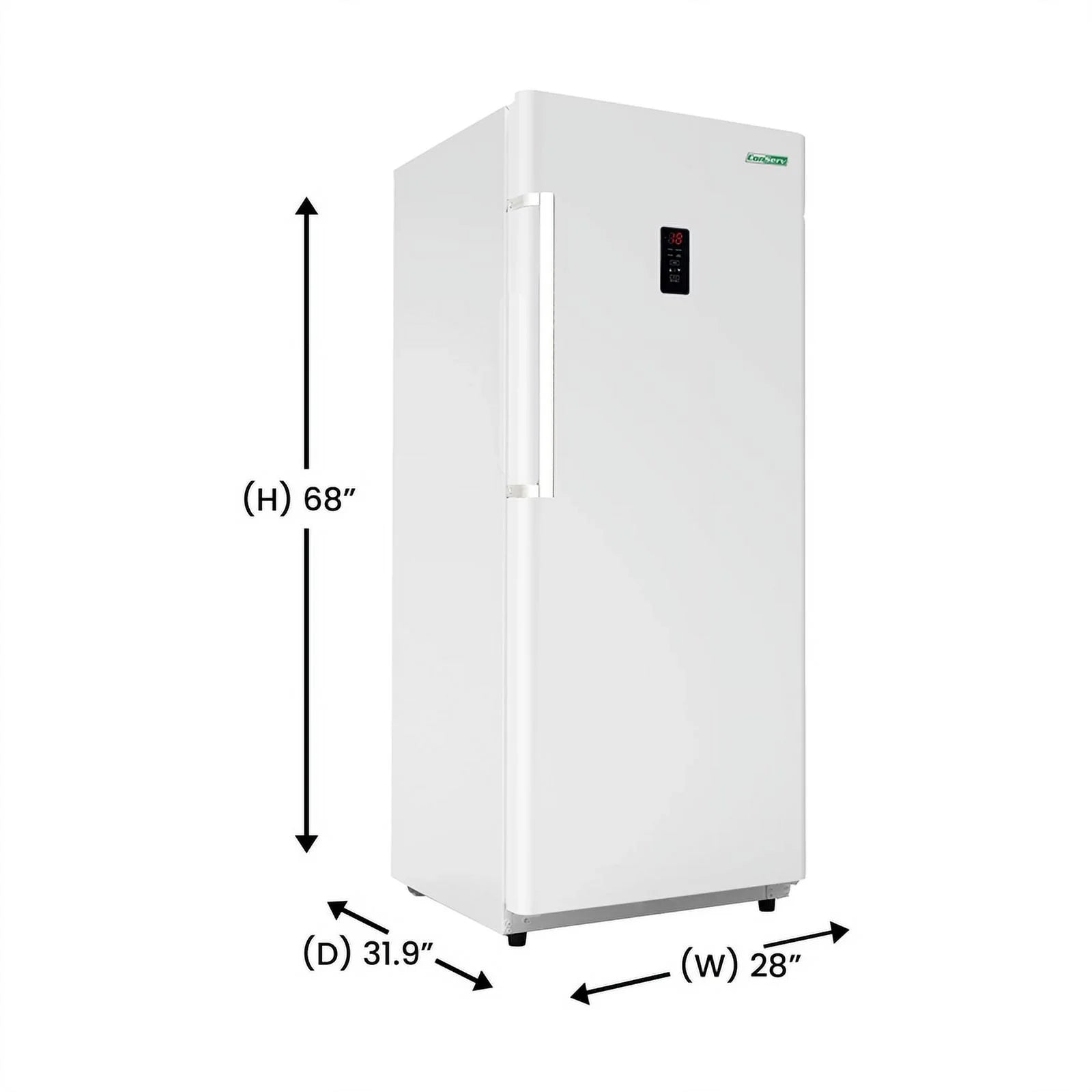 17 cu.ft. Convertible Upright Freezer Refrigerator in White R96600