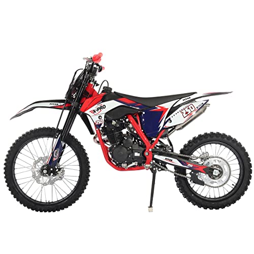 250cc Dirt Bike, 5-Speed Manual, Electric/Kick Start, 21"/18" Wheels N36768