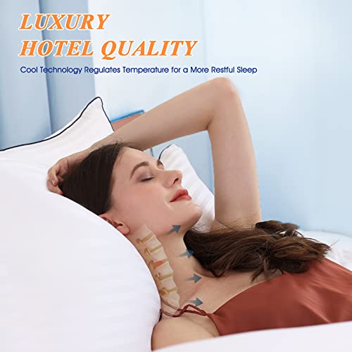 King Size Cooling Bed Pillows Set of 2 for Sleeping P946583