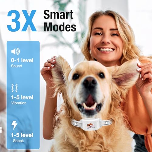 Wireless GPS Dog Fence and Training Collar, Waterproof Rechargeable O1867