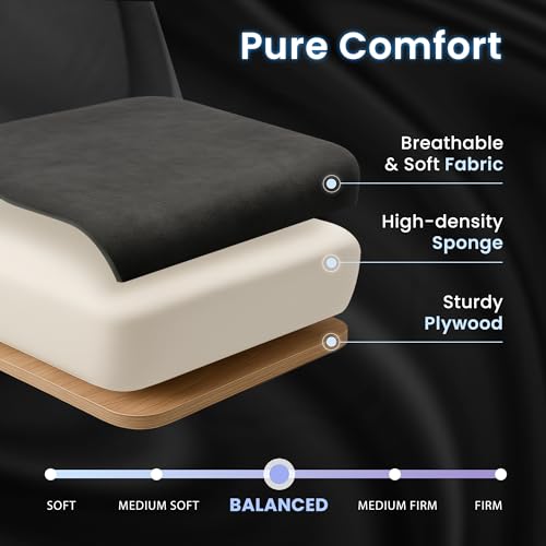 Gaming Chair with Footrest Lumbar Support High Back Recliner Ergonomic Leather L124