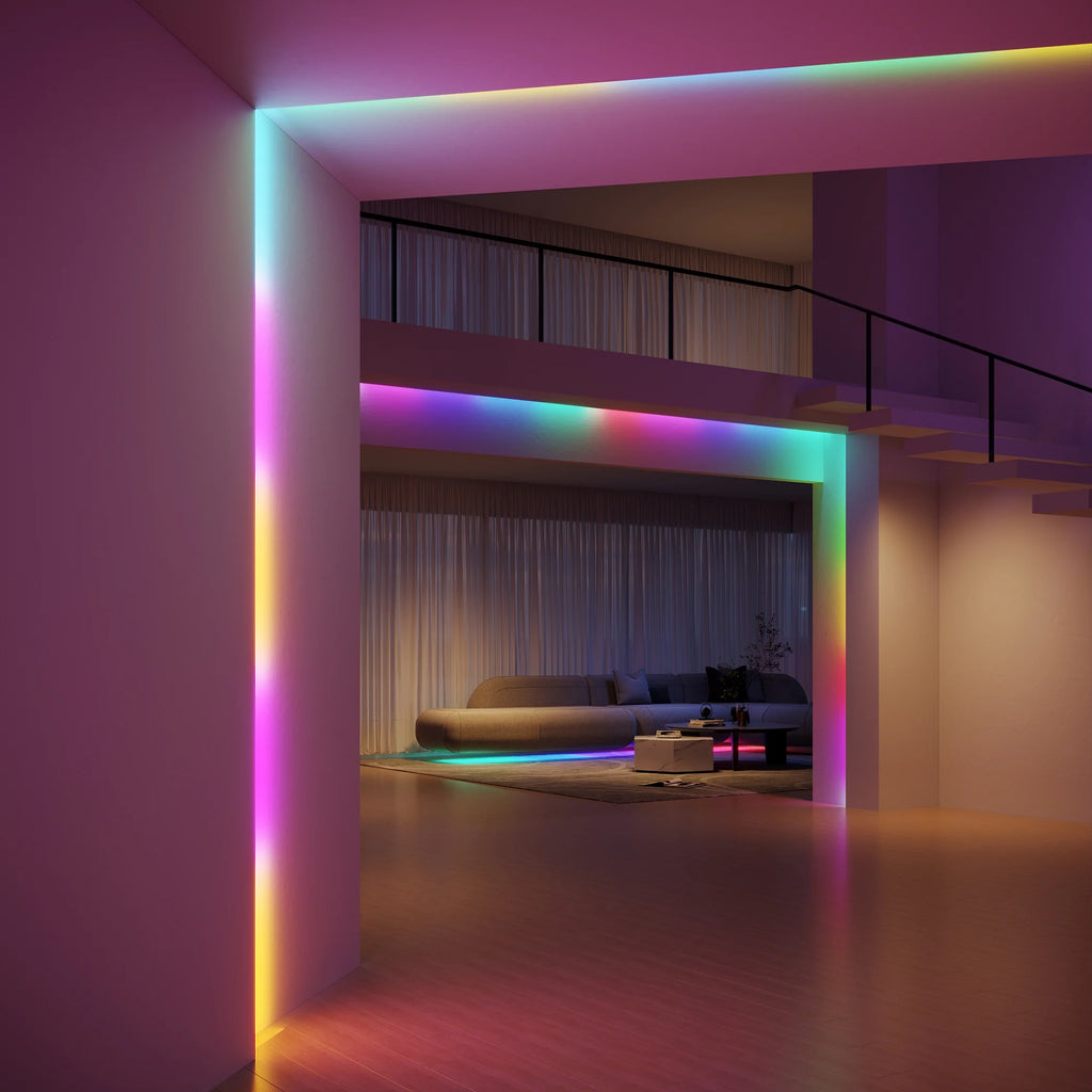 Wi-Fi RGBIC LED Strip Lights for Bedroom, App Control, Music Sync Q1154