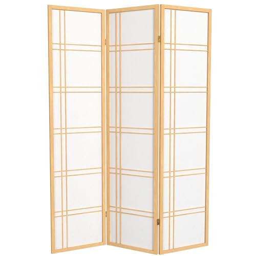 6 Panel Honey Room Divider D80902
