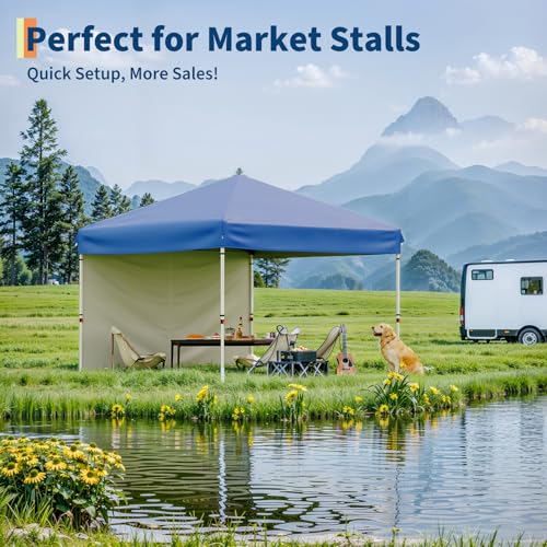 Pop Up Canopy Tent with Roller Bag, Adjustable Height U660
