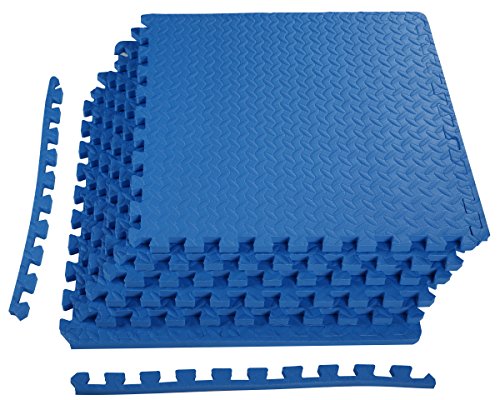 Puzzle Exercise Mat with EVA Foam Interlocking Tiles for MMA, Gymnastics and Home Gym H787