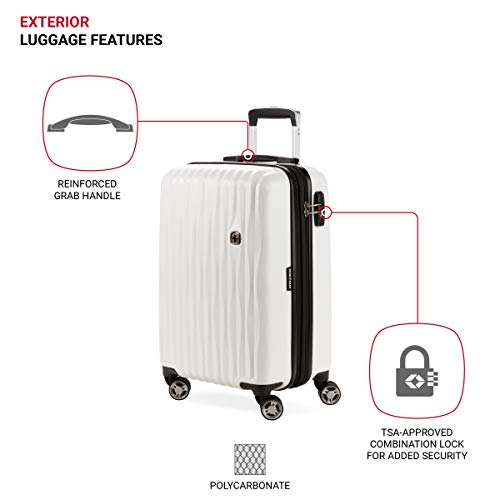 Expandable Hardside Luggage with Spinner Wheels and TSA Lock, Carry-On 19-Inch X51908