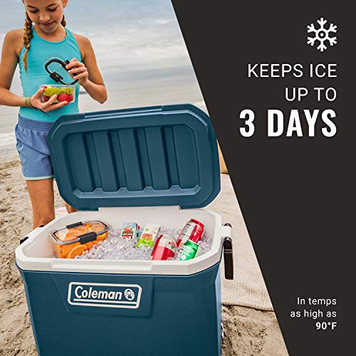 Insulated Portable Hard Cooler, Leak-Resistant, Keeps Ice up to 5 Days N135