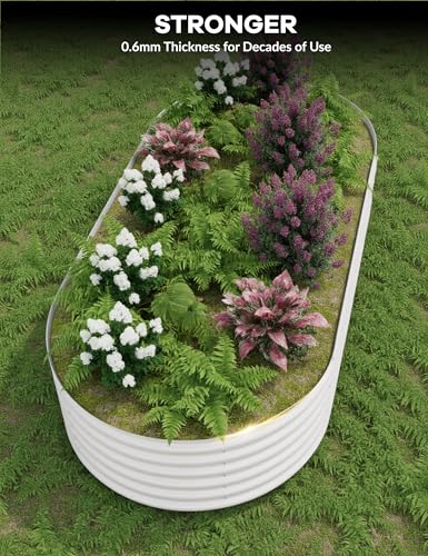 Galvanized Raised Garden Bed for Vegetables, Fruits and Flowers V33720