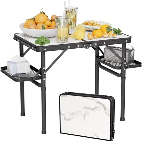 Folding Camping Table Small 2ft, Portable with Extra Space, Aluminum V581