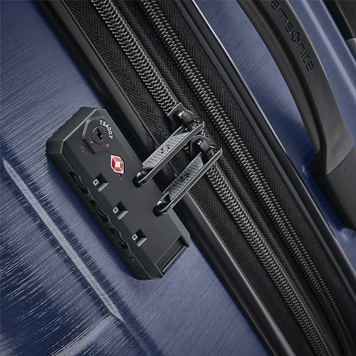 Hardside Expandable Carry-On Luggage with Spinner Wheels, Black, 20-Inch O253