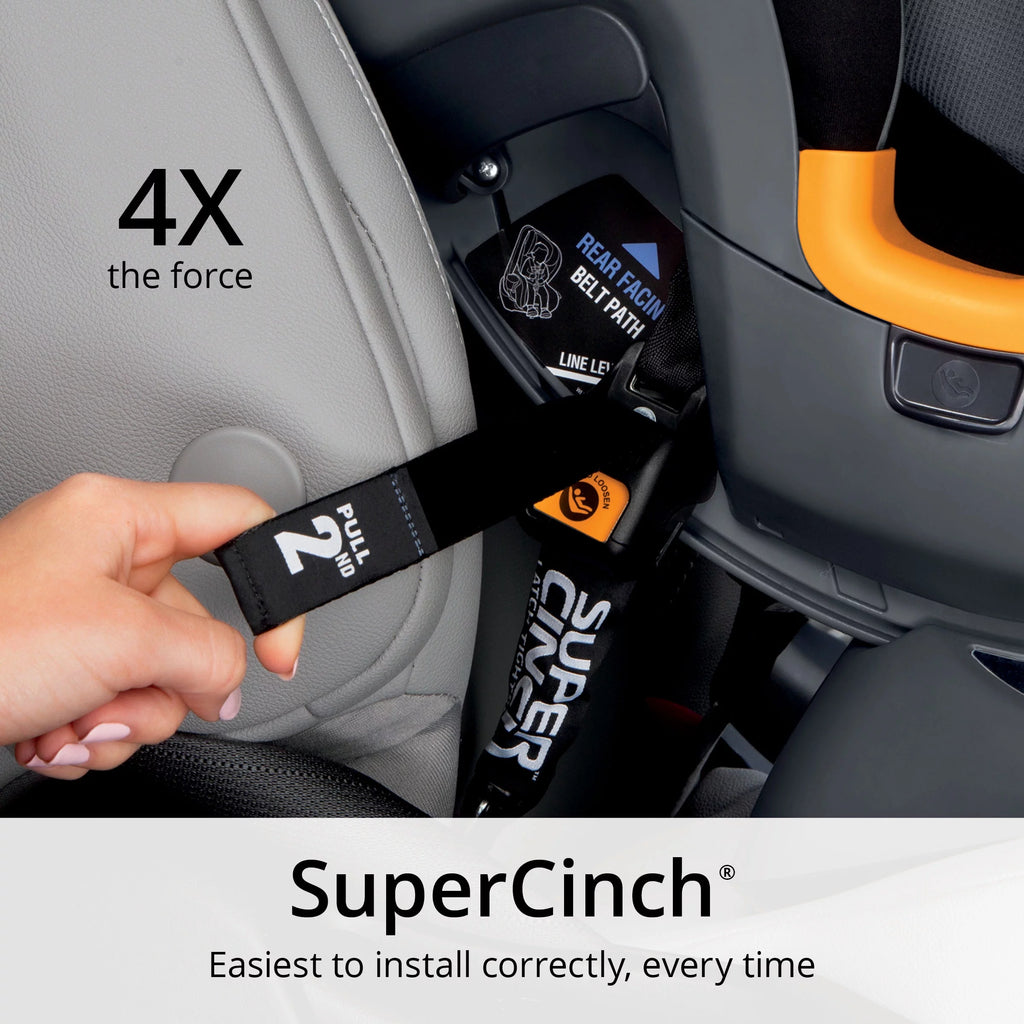 4-in-1 Convertible Car Seat, Navy/Purple Y1822