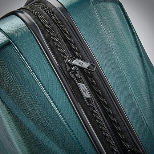 Hardside Expandable Carry-On Luggage with Spinner Wheels, Black, 20-Inch O253