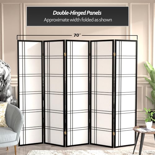 6 Panel Honey Room Divider D80902