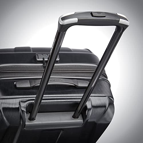 Hardside Expandable Carry-On Luggage with Spinner Wheels, Black, 20-Inch O253