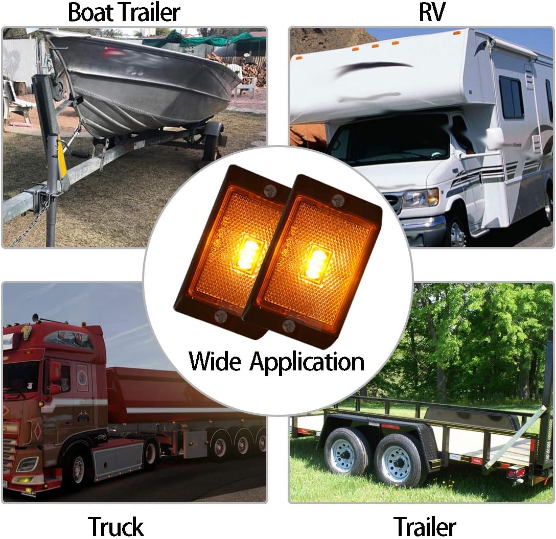 12V Submersible LED Trailer Tail Light Kit for Under 80 Inch Trailer M3415