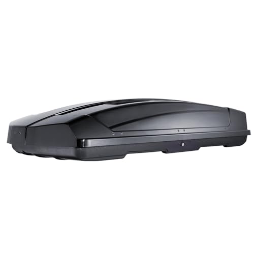 Rooftop Cargo Carrier, 18 Cubic Feet Hard Shell Roof Box, Dual-Sided Opening W552283