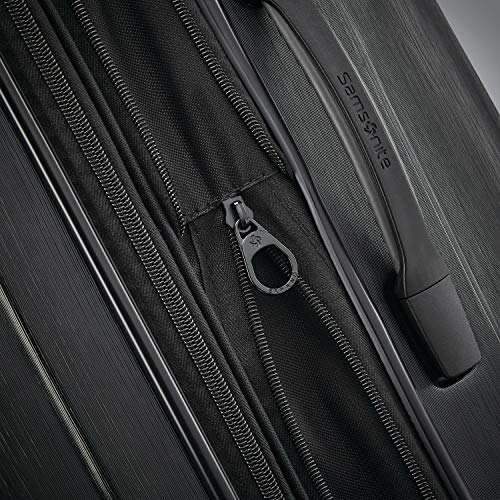 Hardside Expandable Carry-On Luggage with Spinner Wheels, Black, 20-Inch O253