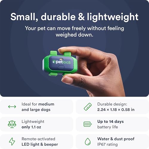 Dog GPS Tracker with Geo-Fence and Real-Time Location Alerts Q91407