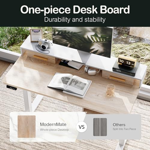 Standing Desk with 4 Drawers, Height Adjustable Electric Sit Stand Desk X5121