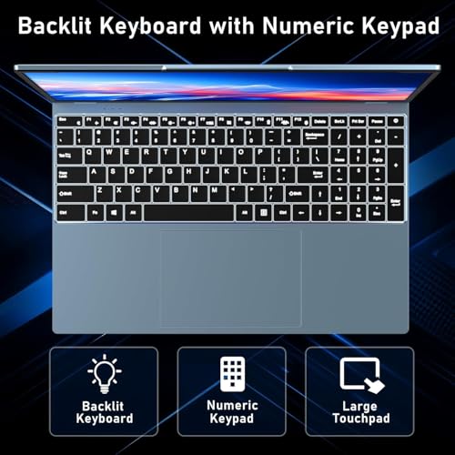 16 Inch Gaming Laptop, 32GB RAM 1TB SSD, FHD Display Y138637