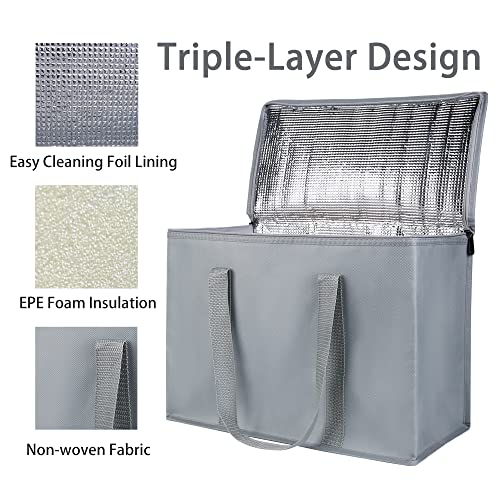 Insulated Food Delivery Bag Hot Cold Meal Carrier F1699