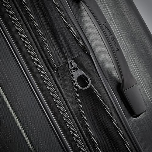 Hardside Expandable Carry-On Luggage with Spinner Wheels, Black, 20-Inch O253