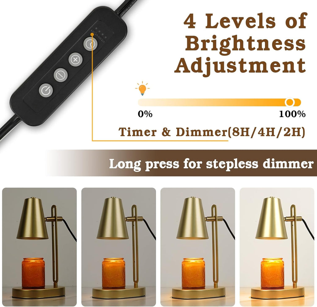 Candle Warmer Lamp with Timer and Dimmer B769