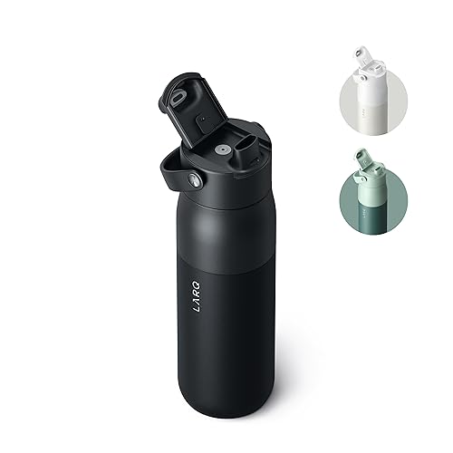 Insulated Stainless Steel Water Bottle with Silicone Handle, 34oz Z278258