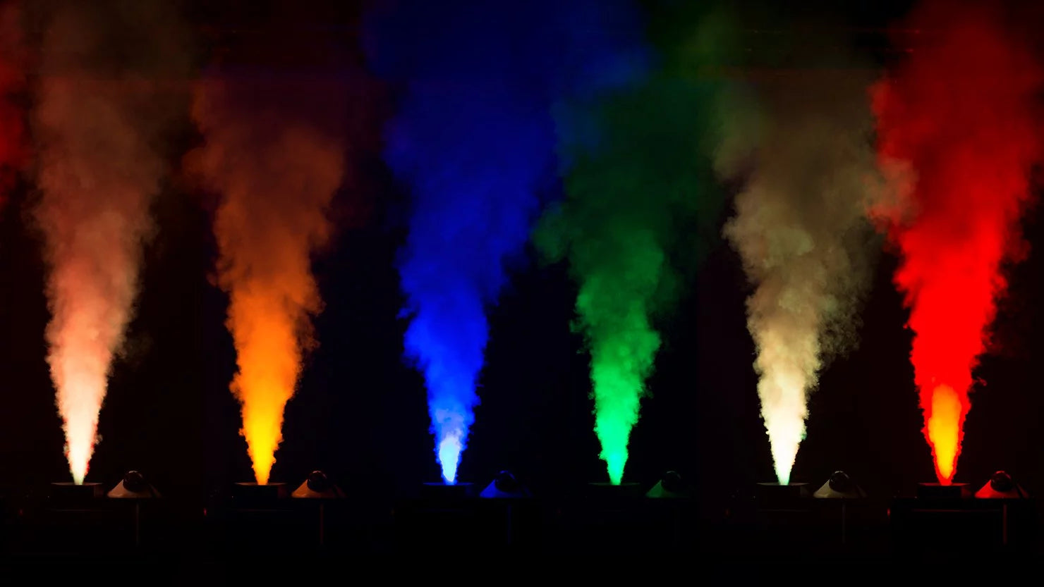 DMX Fog Machine with RGBA+UV LED Effects V540