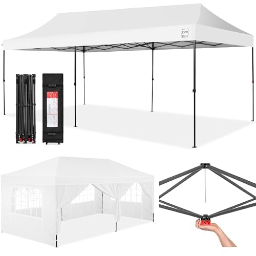 10x20 Party Tent, Waterproof Outdoor Canopy with Sidewalls S901683