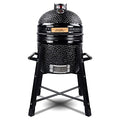 Ceramic Kamado Charcoal BBQ Grill and Smoker, 15 Inch with Tall Stand Z263
