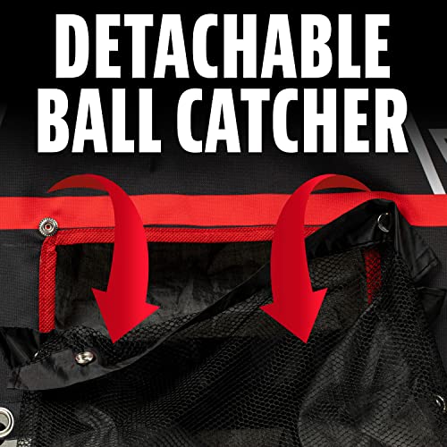 Baseball Pitching Target and Rebounder Net - 2-in-1 Pitch Trainer and Pitchback Net S812611